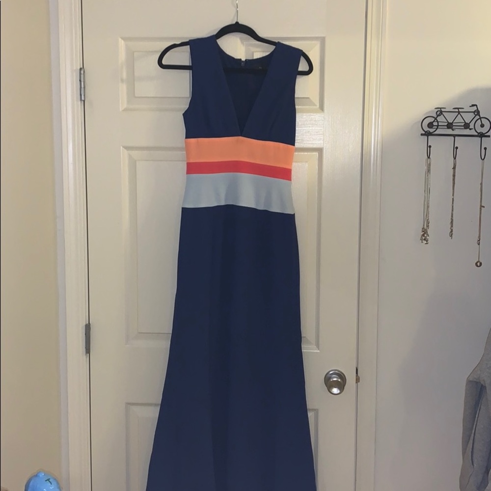 BCBGMaxazria Navy “Lizette Dress”